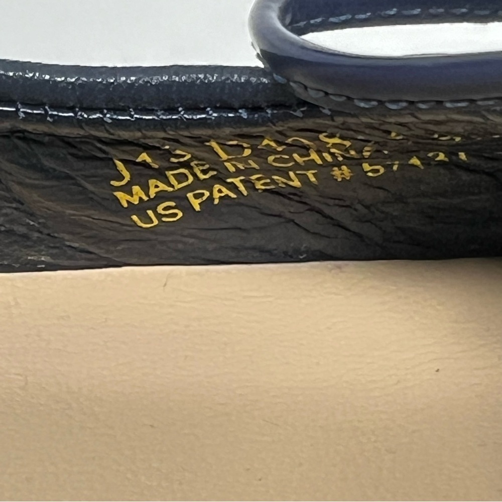 Cole Haan Navy Blue Flats with Bow Accent - Picture 9 of 10